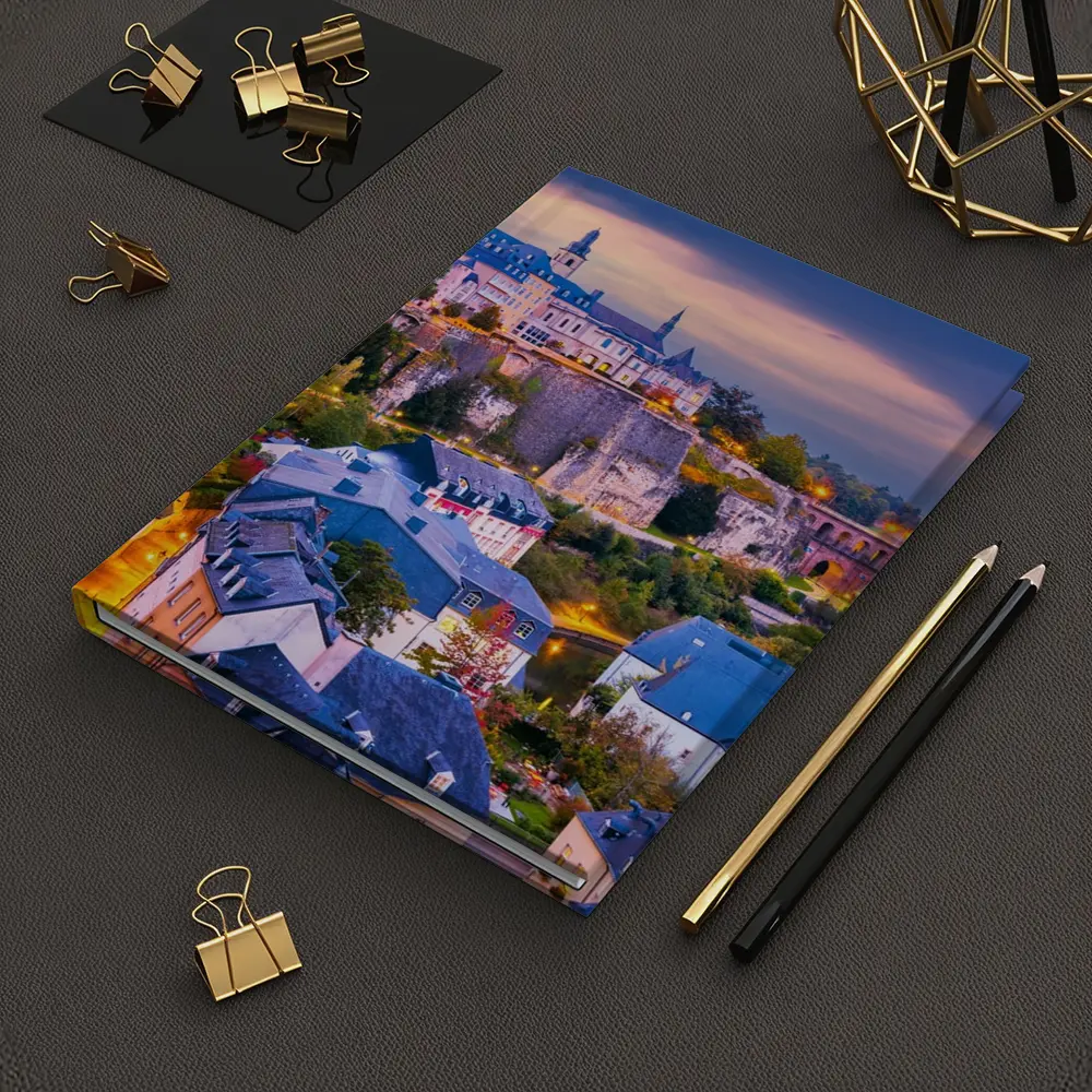 Luxembourg City Old Town at Dusk – Notebooks