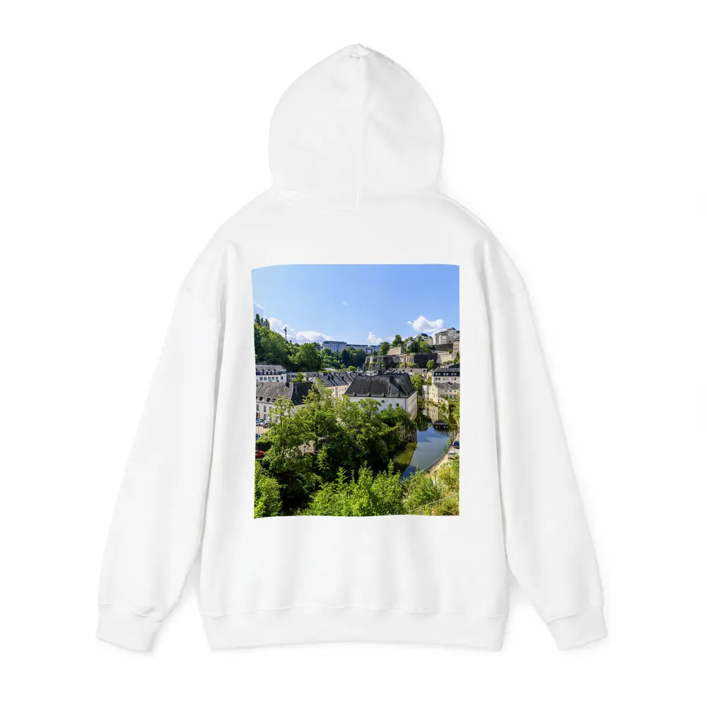 Luxembourg City Grund District River View – Hoodies