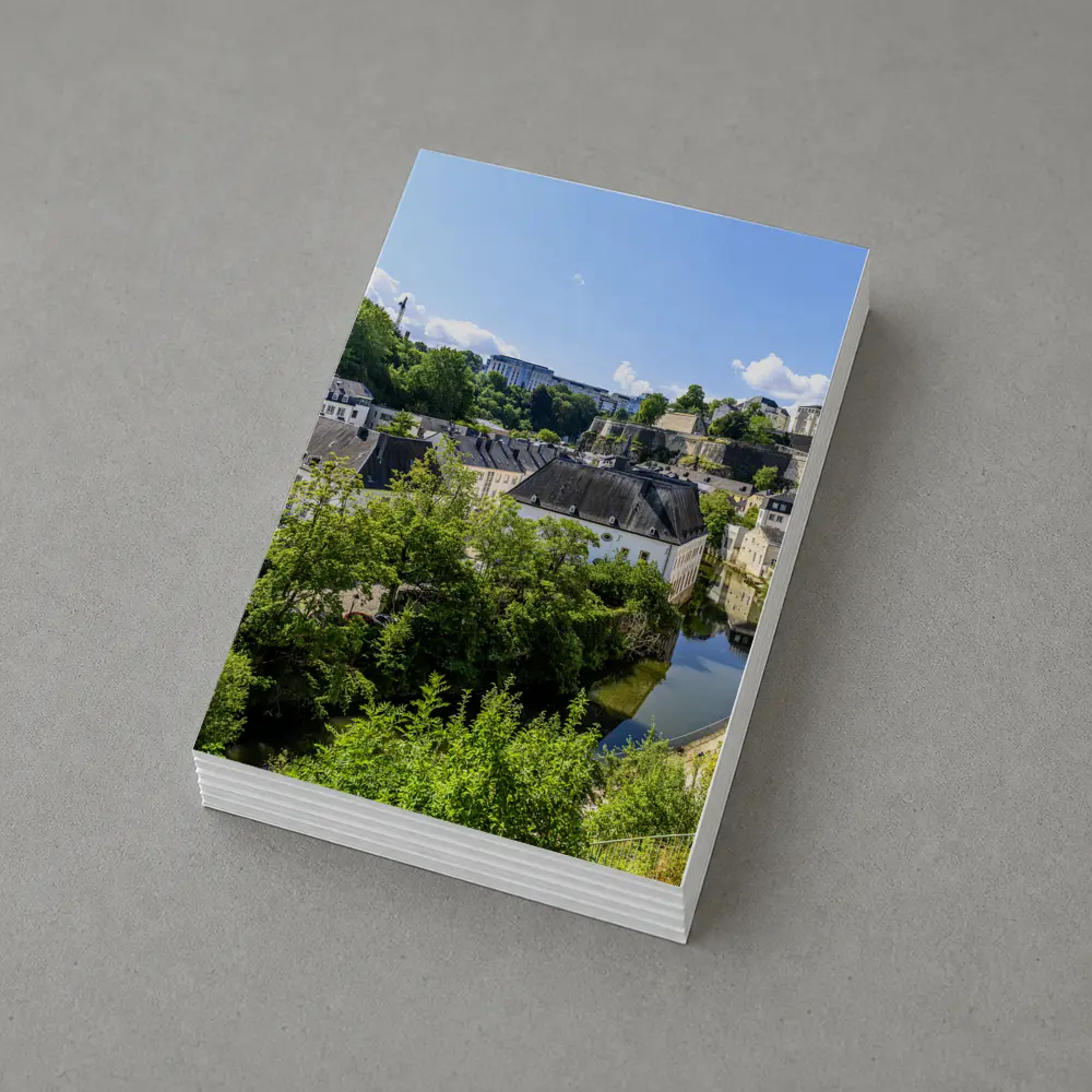 Luxembourg City Grund District River View – Postcards