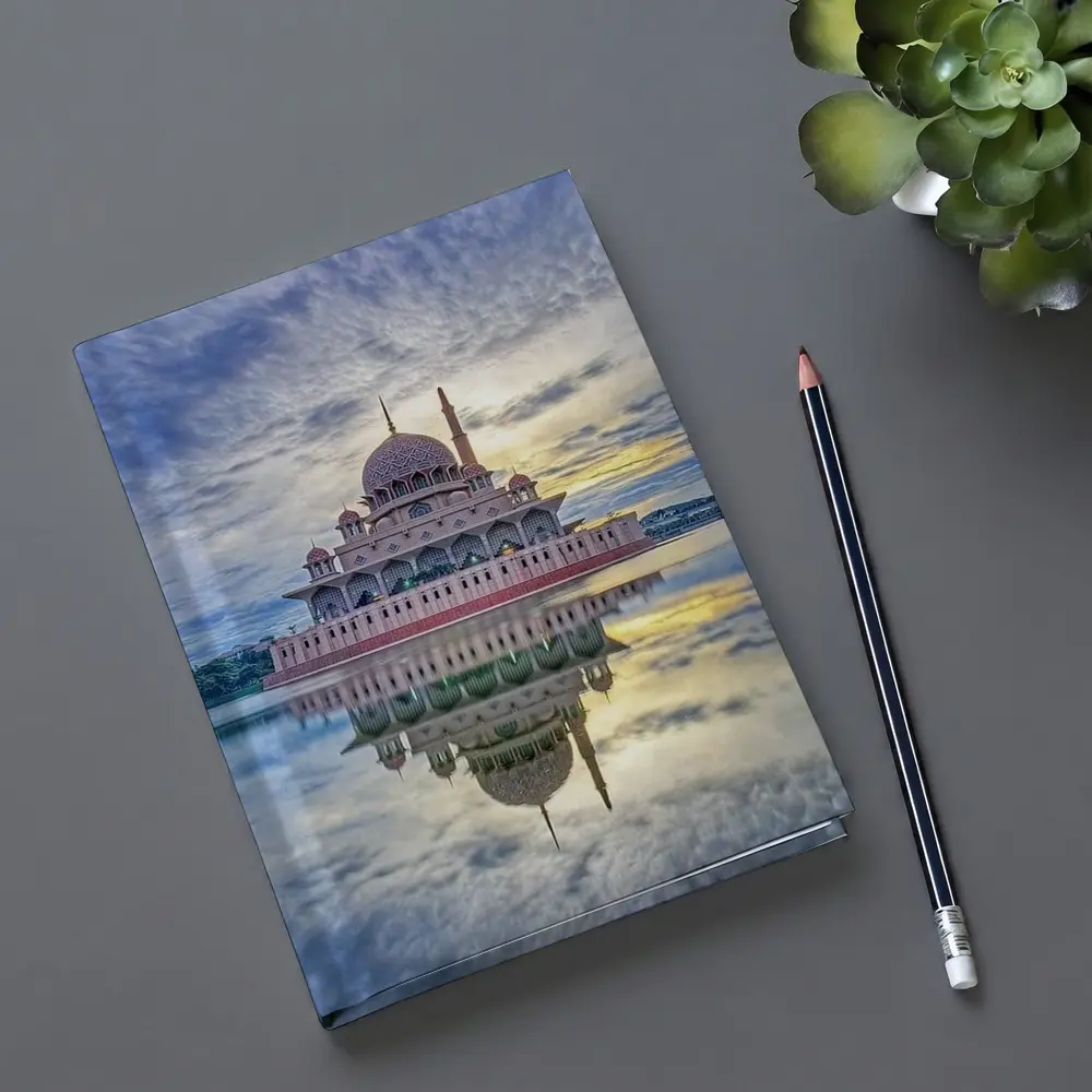 Putra Mosque Reflection Dramatic Cloudy Sky – Notebooks