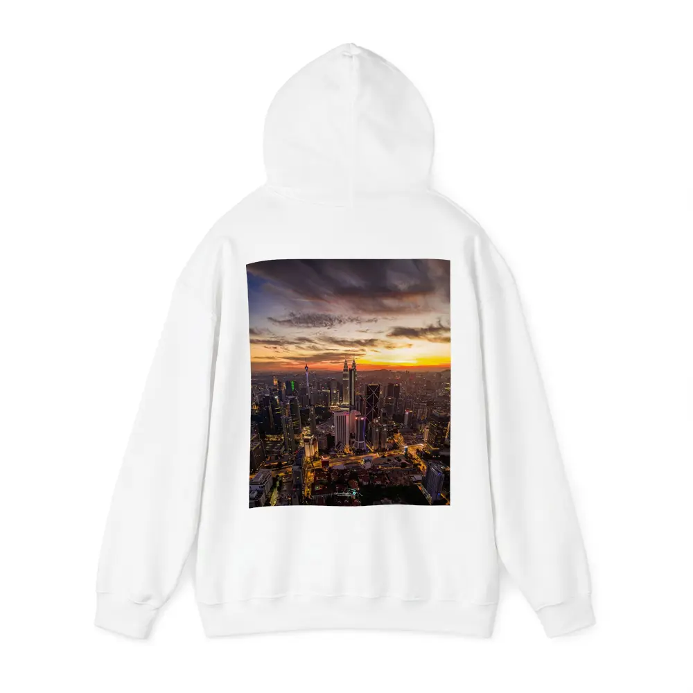 Kuala Lumpur Skyline at Golden Sunset – Hoodies