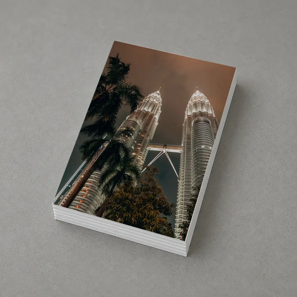 Petronas Twin Towers Kuala Lumpur Night Sky – Postcards