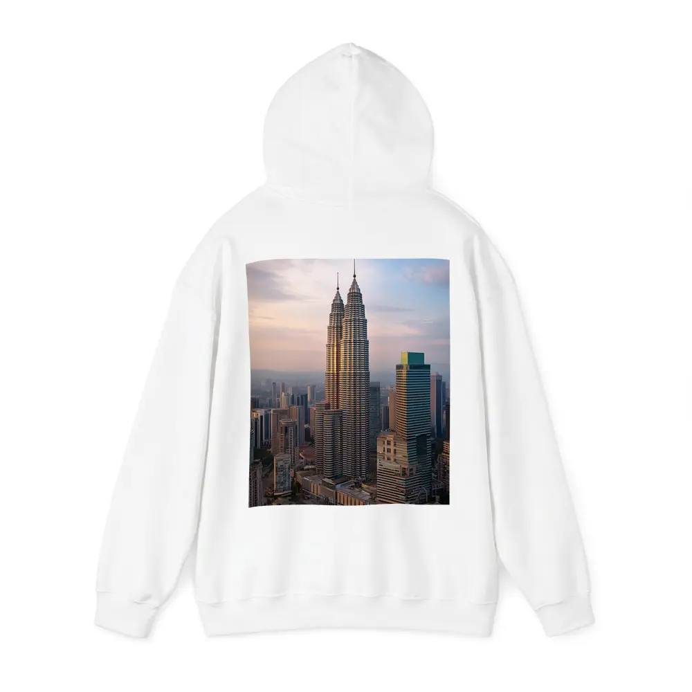 Petronas Twin Towers Kuala Lumpur Sunset Skyline – Hoodies