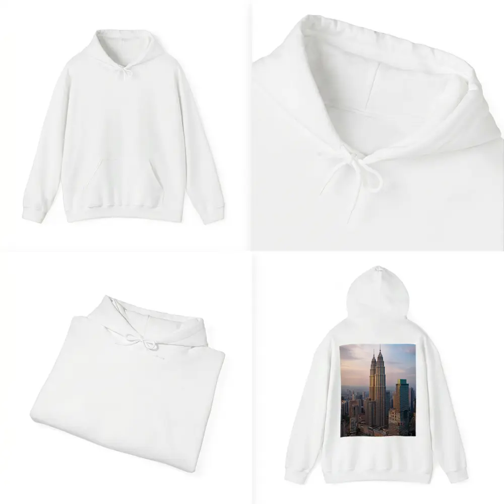 Petronas Twin Towers Kuala Lumpur Sunset Skyline – Hoodies