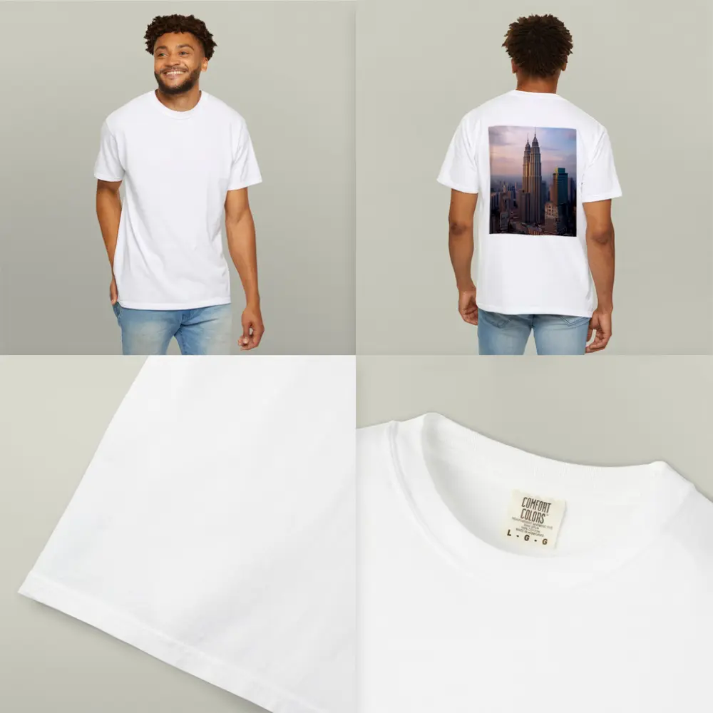 Petronas Twin Towers Kuala Lumpur Sunset Skyline – T-Shirts