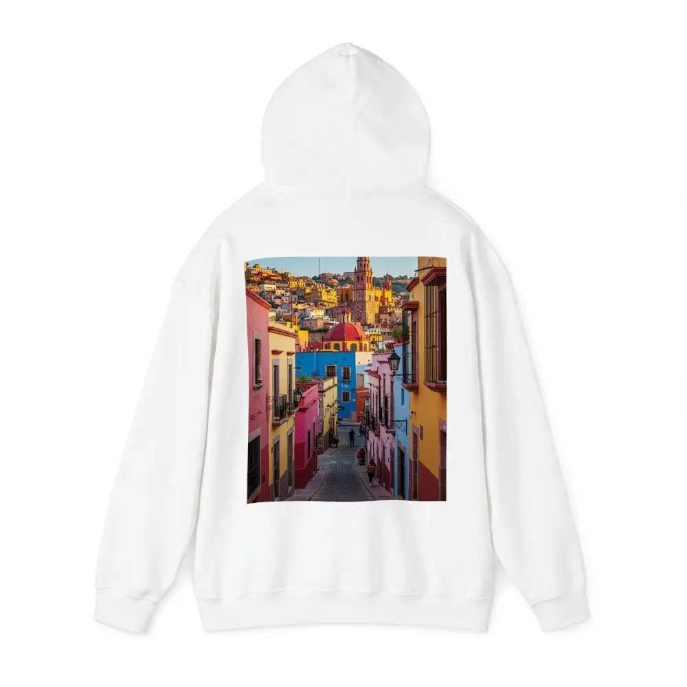 Guanajuato Mexico Colorful Colonial Street Scene – Hoodies
