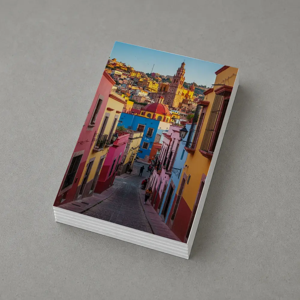 Guanajuato Mexico Colorful Colonial Street Scene – Postcards