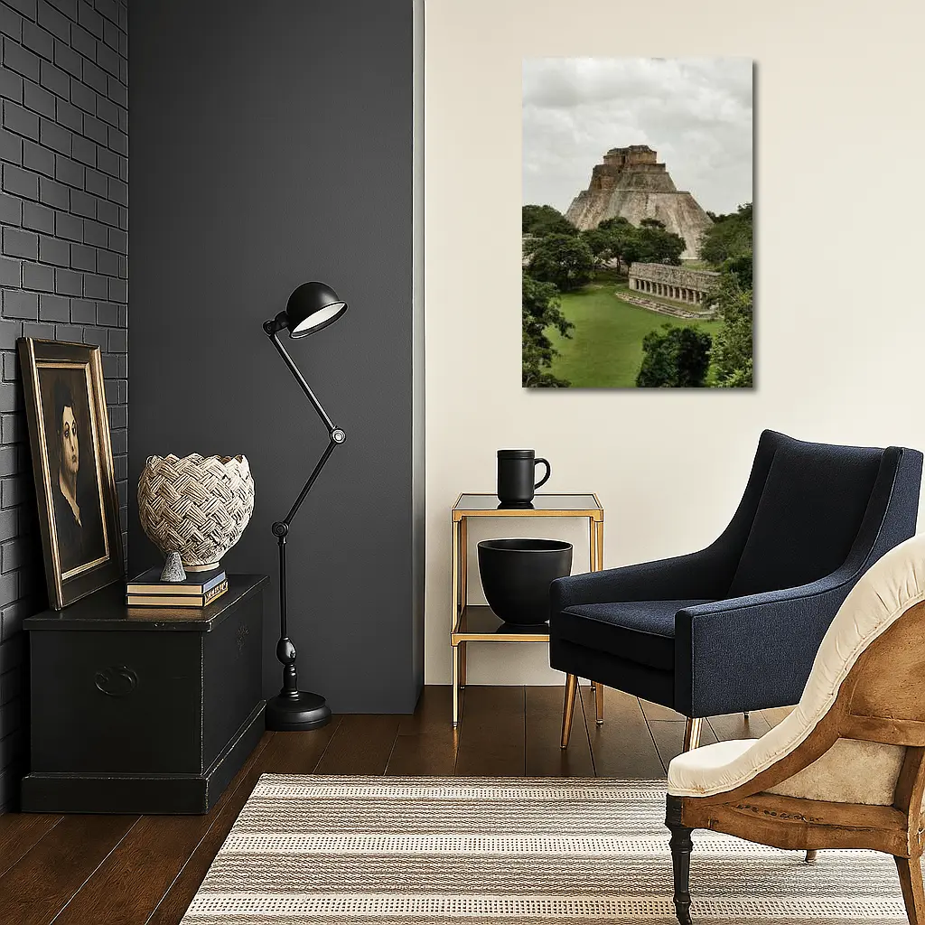 Mayan Pyramid Uxmal Ancient Ruins Mexico – Wall Art