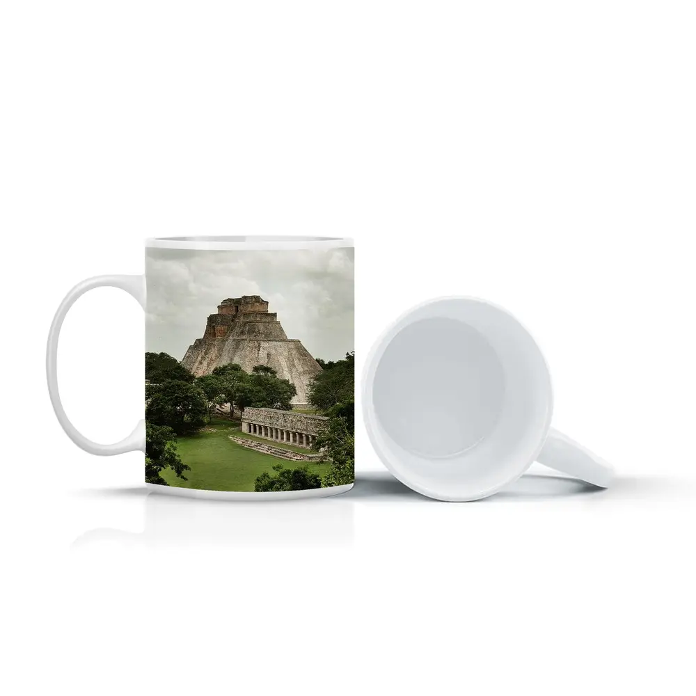 Mayan Pyramid Uxmal Ancient Ruins Mexico – Mugs