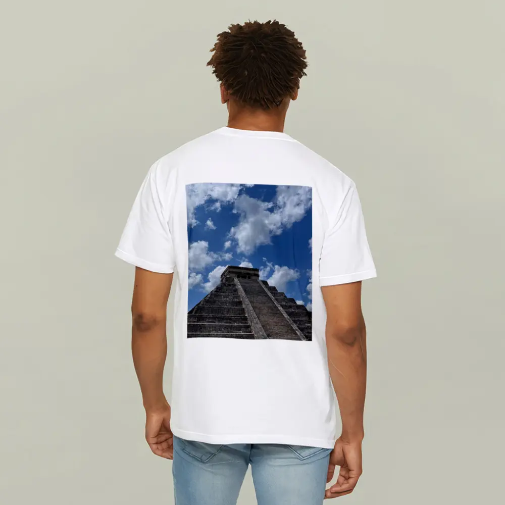Chichen Itza Pyramid Blue Sky Mexico – T-Shirts