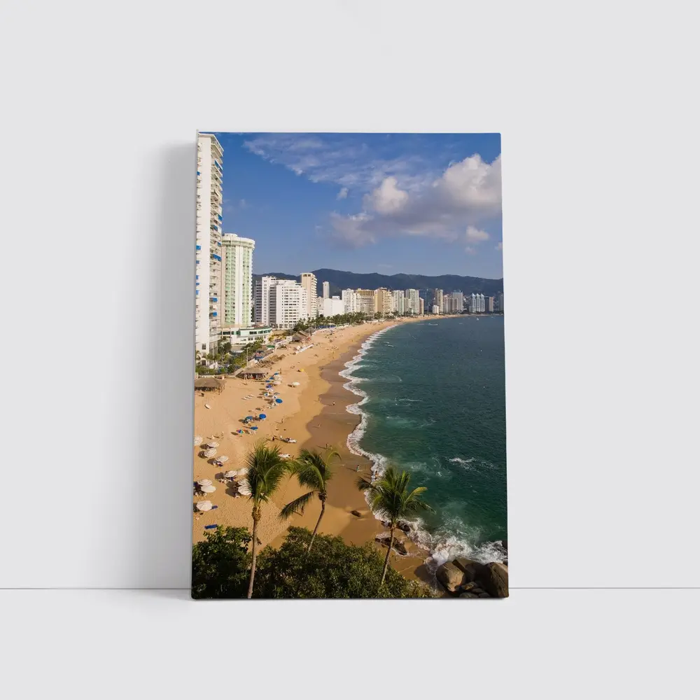 Acapulco Beach Skyline Coastal City View – Wall Art