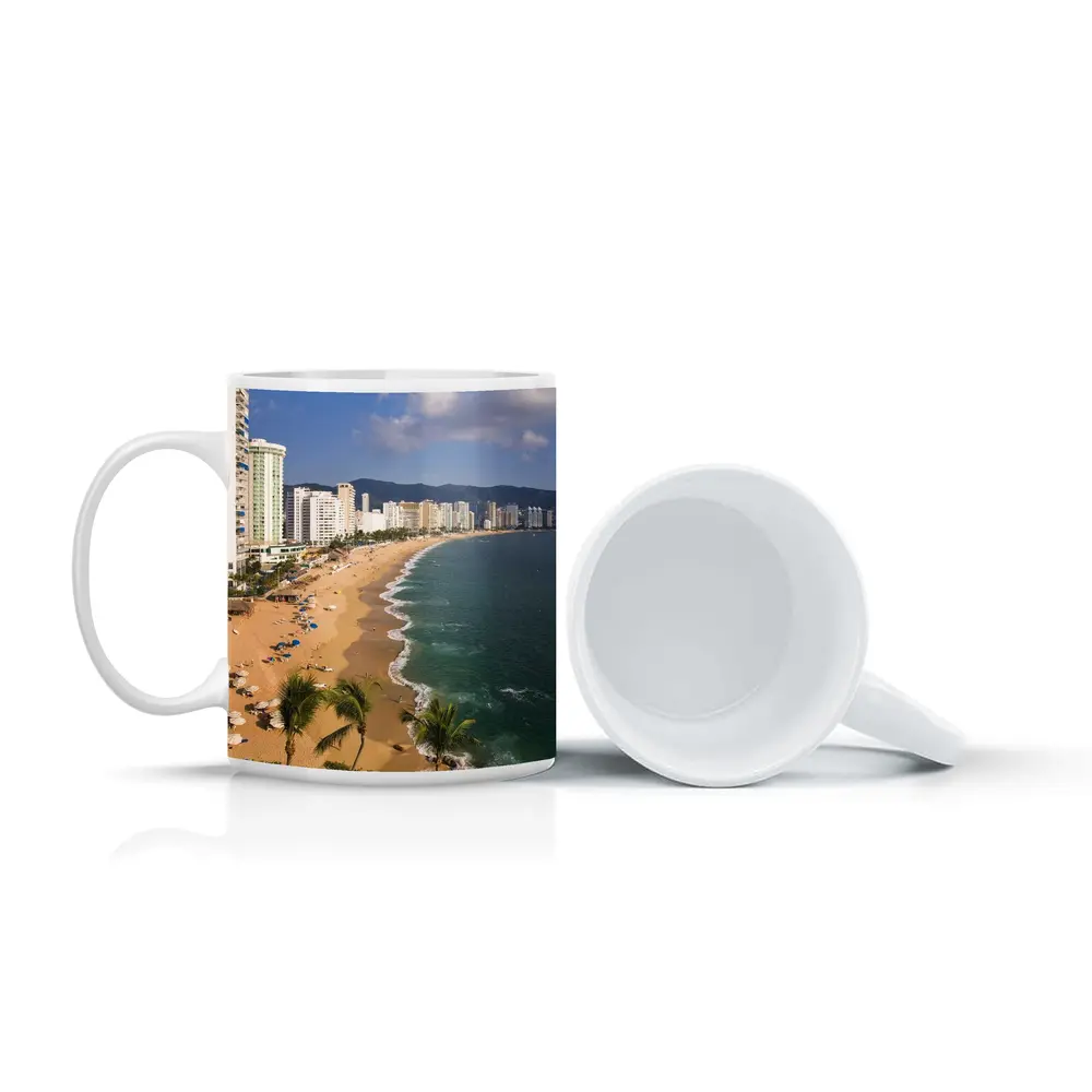 Acapulco Beach Skyline Coastal City View – Mugs