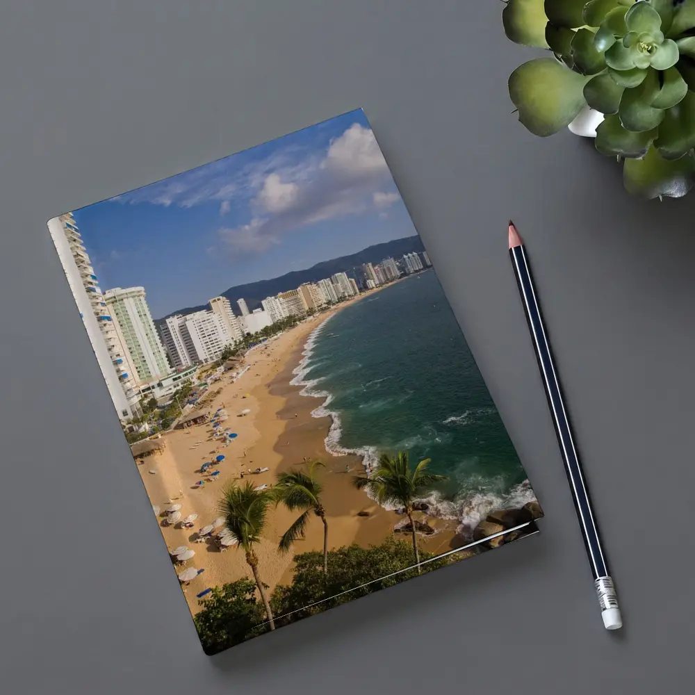 Acapulco Beach Skyline Coastal City View – Notebooks