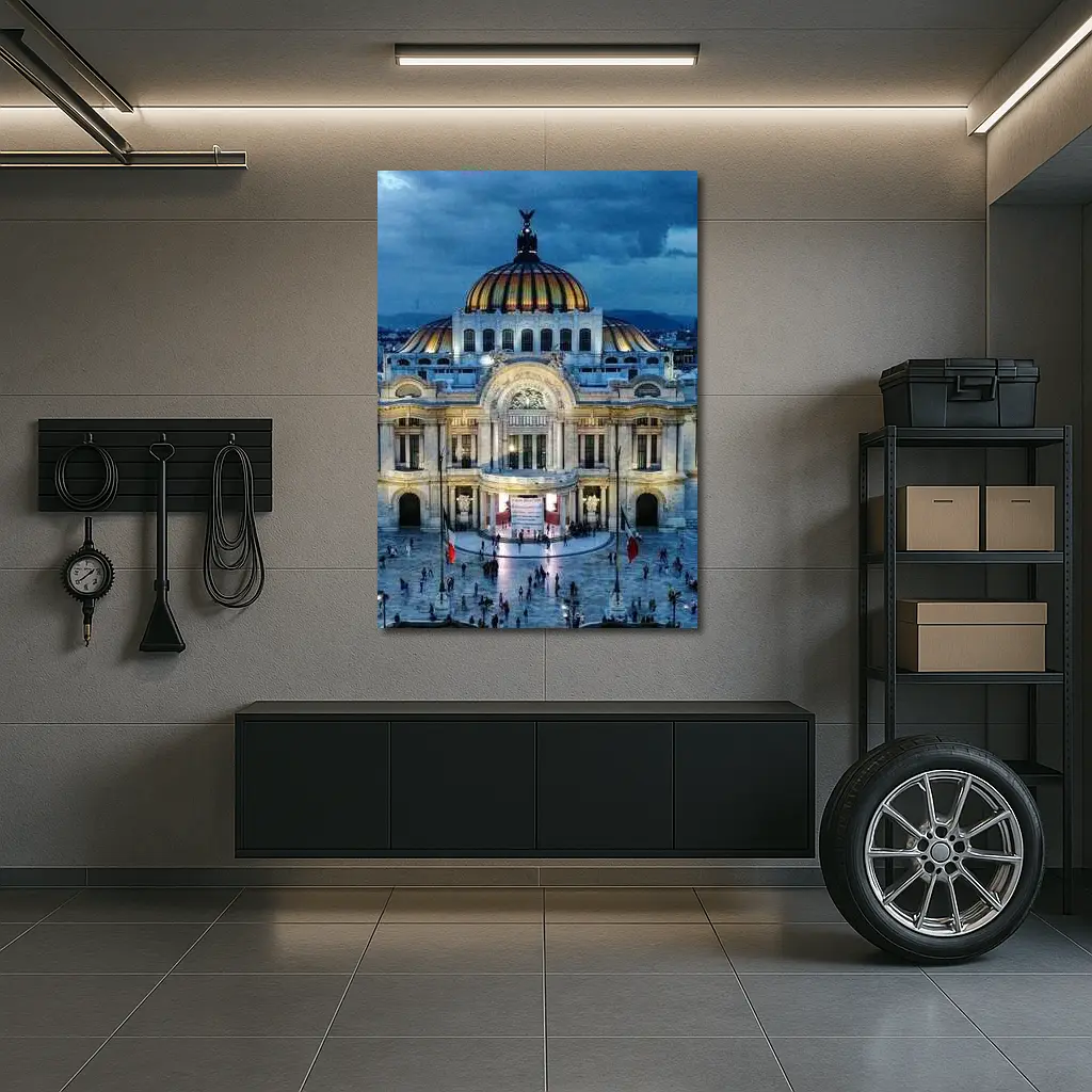 Palacio de Bellas Artes Mexico City Night – Wall Art