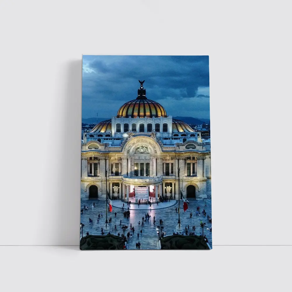 Palacio de Bellas Artes Mexico City Night – Wall Art