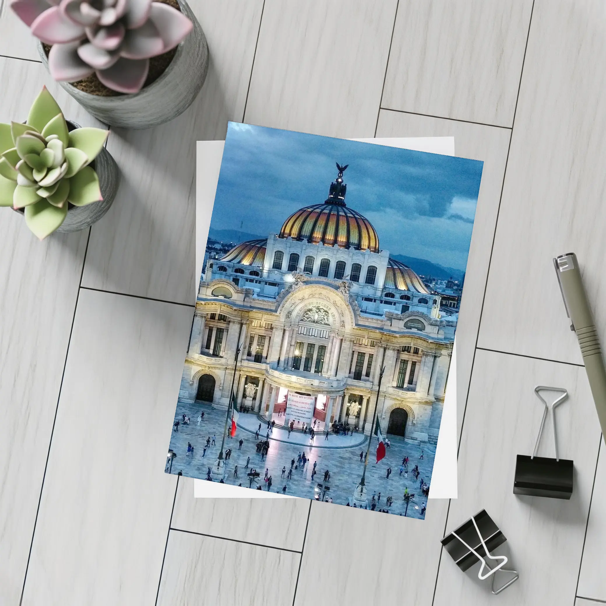 Palacio de Bellas Artes Mexico City Night – Postcards