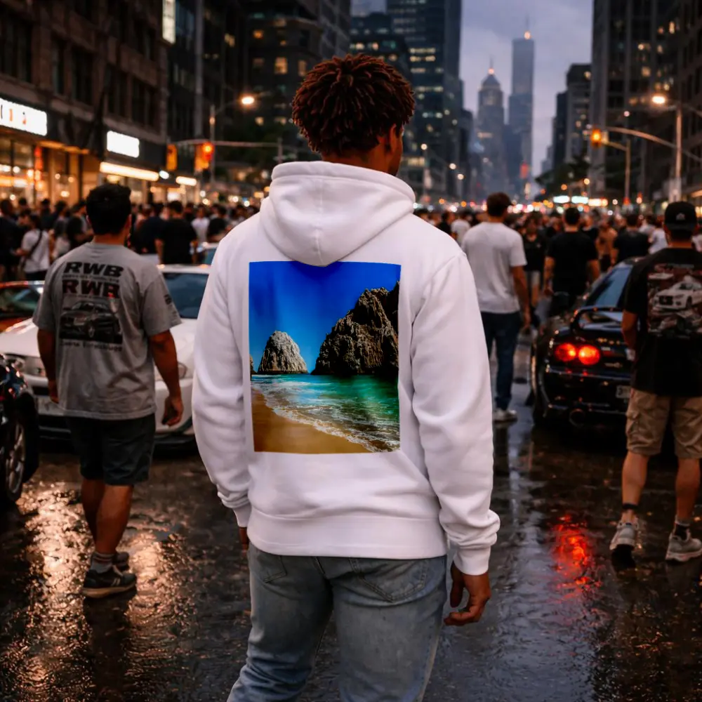 Cabo San Lucas Rocky Beach Clear Sky – Hoodies