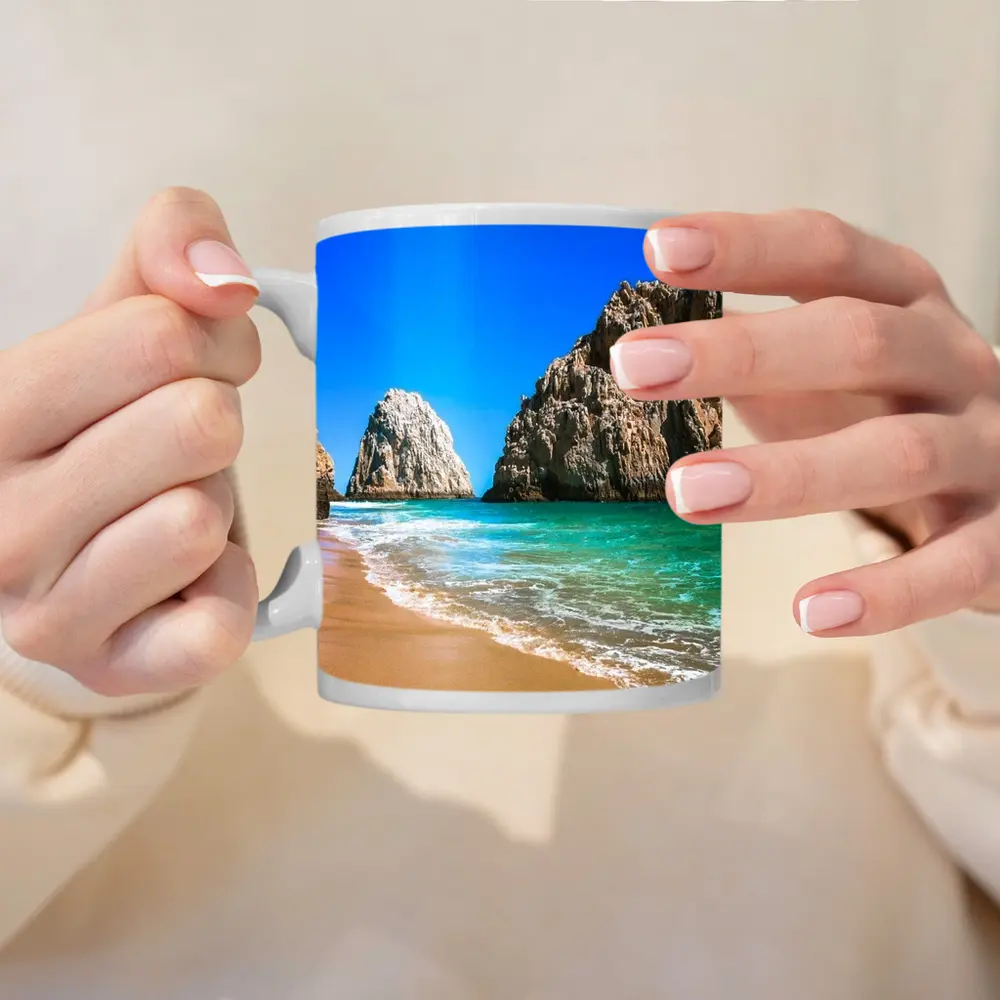 Cabo San Lucas Rocky Beach Clear Sky – Mugs