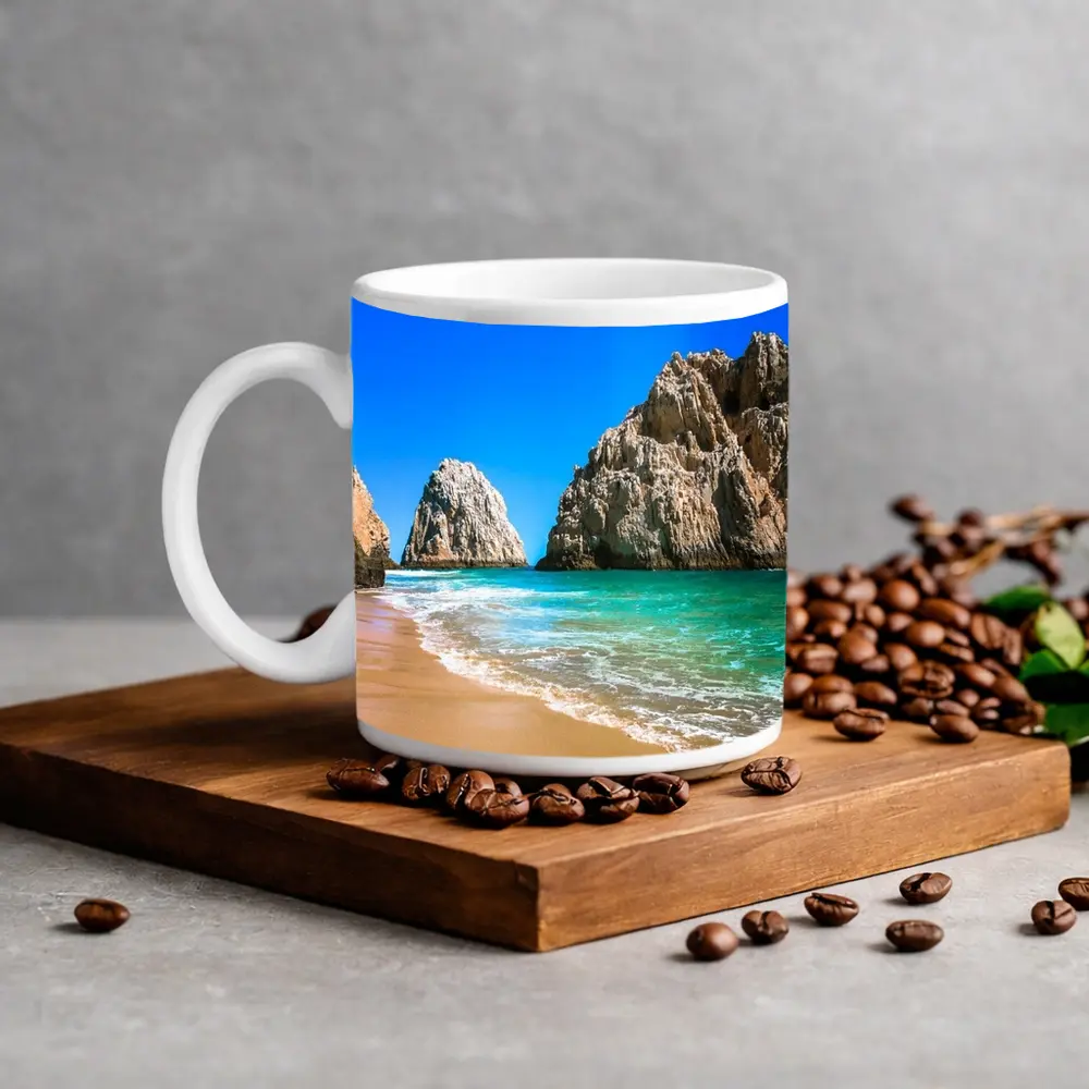 Cabo San Lucas Rocky Beach Clear Sky – Mugs