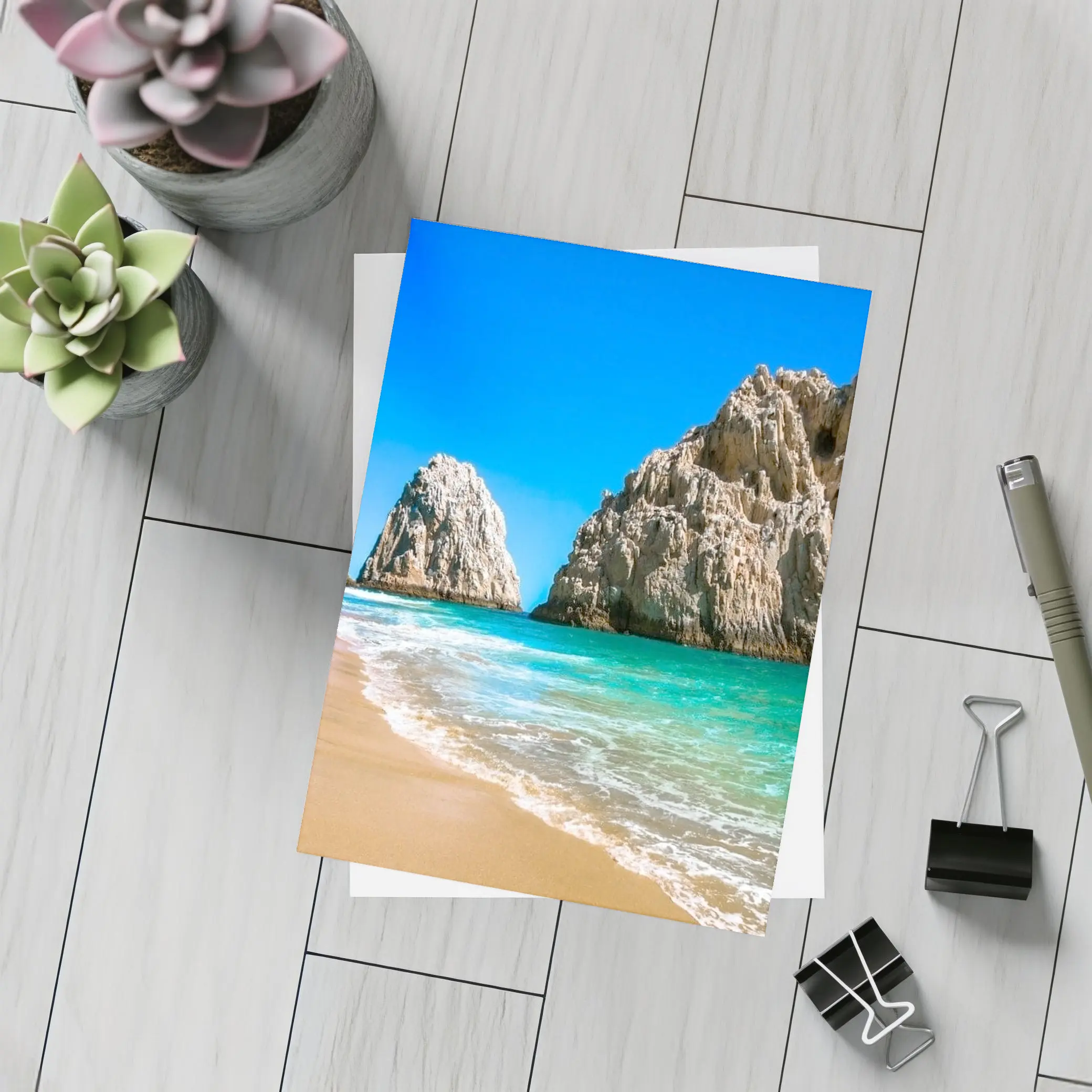 Cabo San Lucas Rocky Beach Clear Sky – Postcards