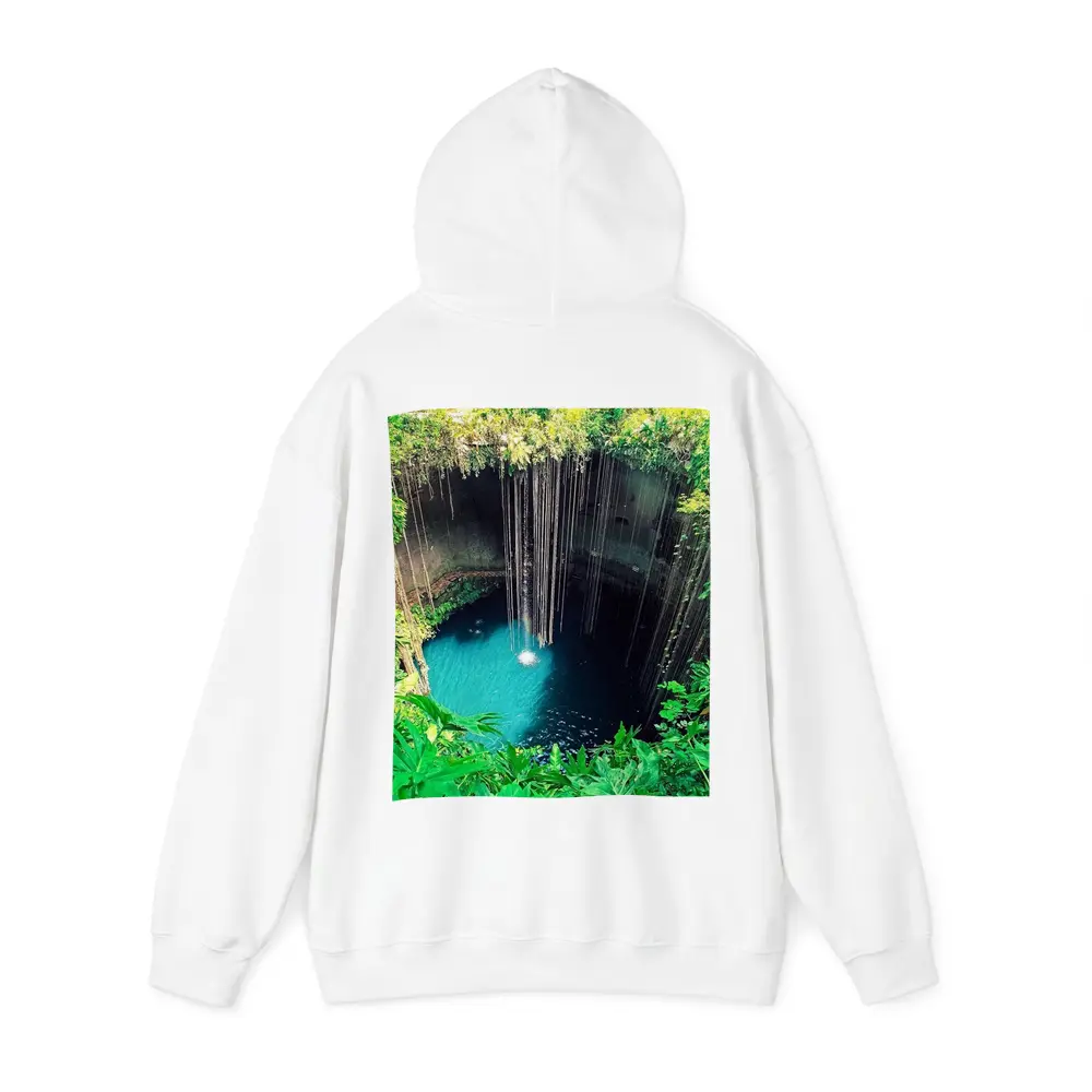 Ik Kil Cenote Turquoise Water Mexico Jungle – Hoodies