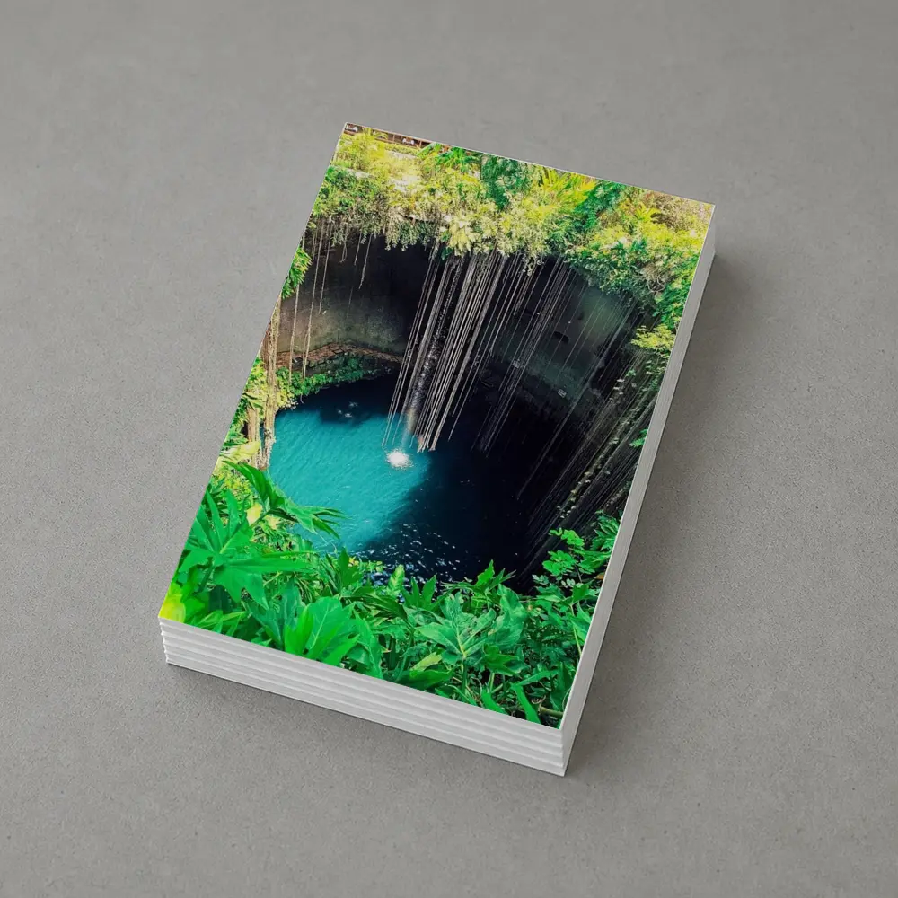 Ik Kil Cenote Turquoise Water Mexico Jungle – Postcards