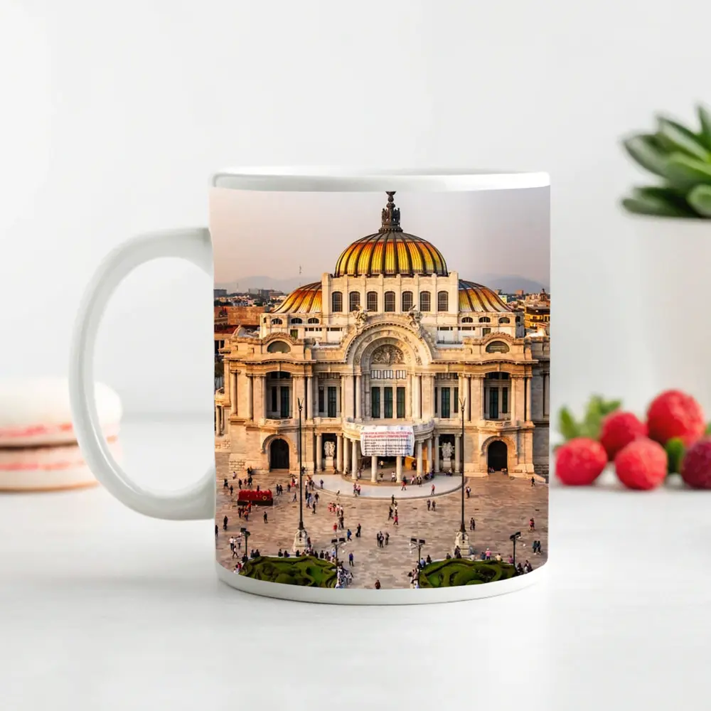 Palacio de Bellas Artes Mexico City Skyline – Mugs