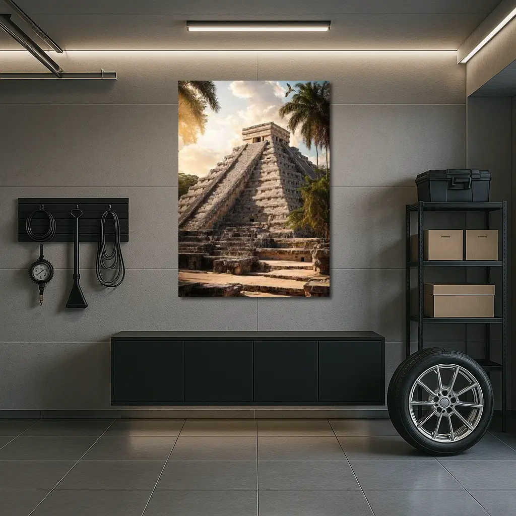 Chichen Itza Pyramid Ancient Mayan Ruins – Wall Art