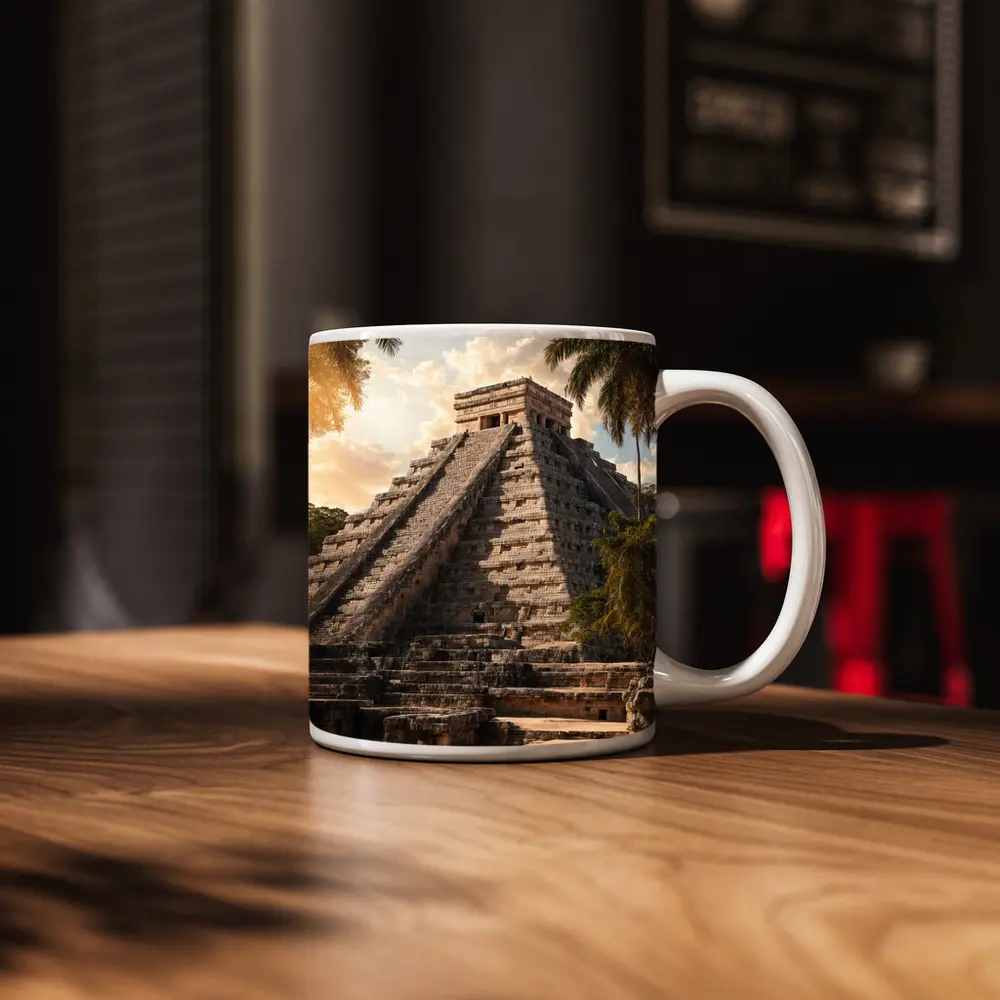 Chichen Itza Pyramid Ancient Mayan Ruins – Mugs