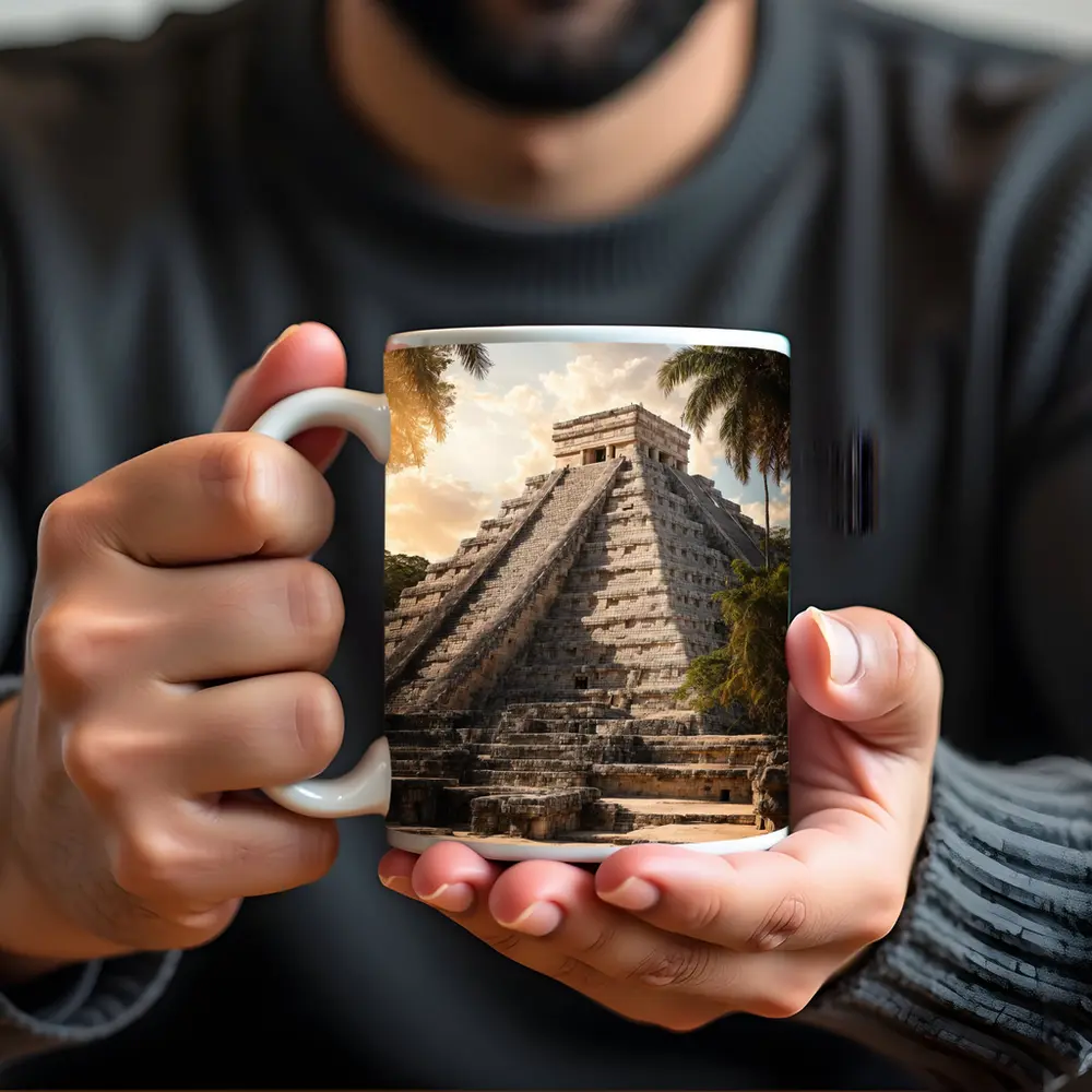 Chichen Itza Pyramid Ancient Mayan Ruins – Mugs