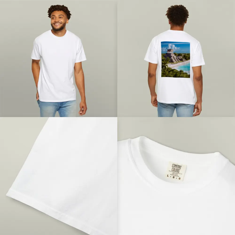 Mayan Temple Ruins Tropical Beach Jungle – T-Shirts