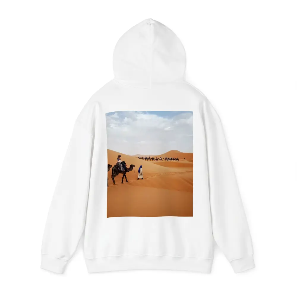 Camel Caravan Crossing Sahara Desert Dunes – Hoodies