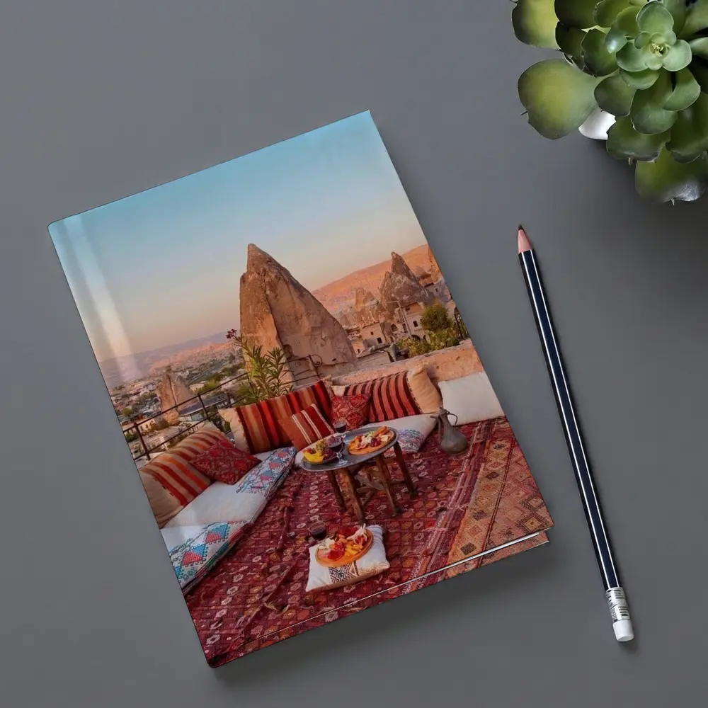 Cappadocia Rooftop Terrace Fairy Chimneys Turkey – Notebooks