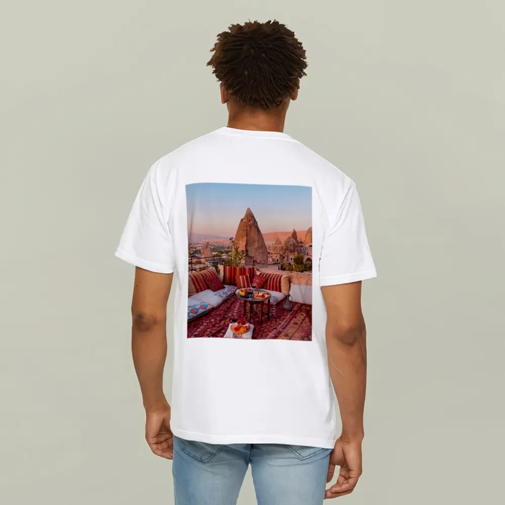 Cappadocia Rooftop Terrace Fairy Chimneys Turkey – T-Shirts