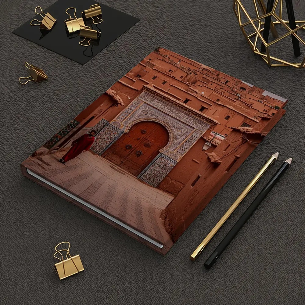 Moroccan Medina Red Clay Village Gate – Notebooks