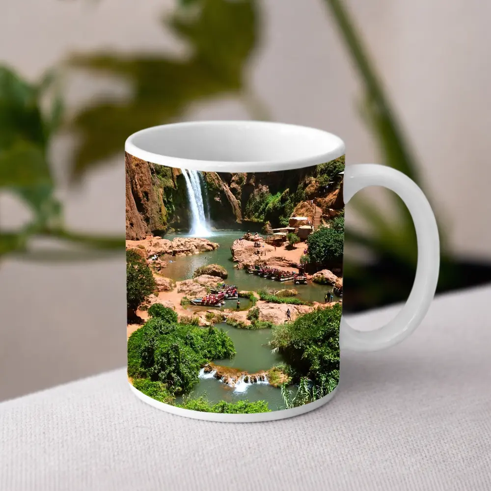 Ouzoud Waterfalls Morocco Red Rock Gorge – Mugs