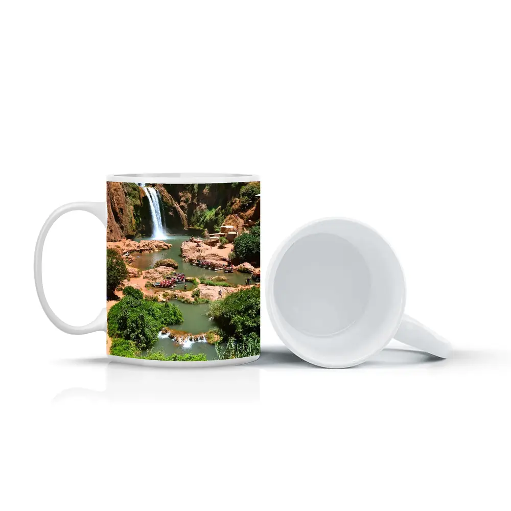Ouzoud Waterfalls Morocco Red Rock Gorge – Mugs