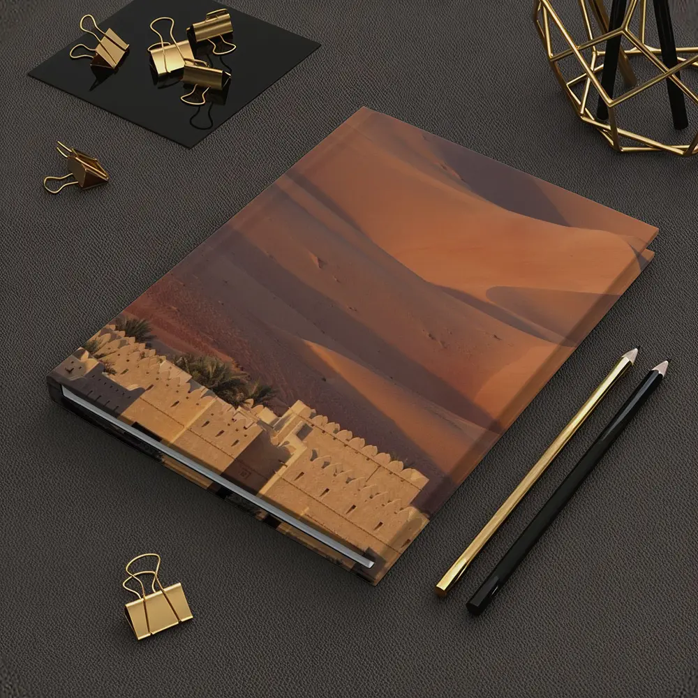 Desert Fortress Among Golden Sand Dunes – Notebooks