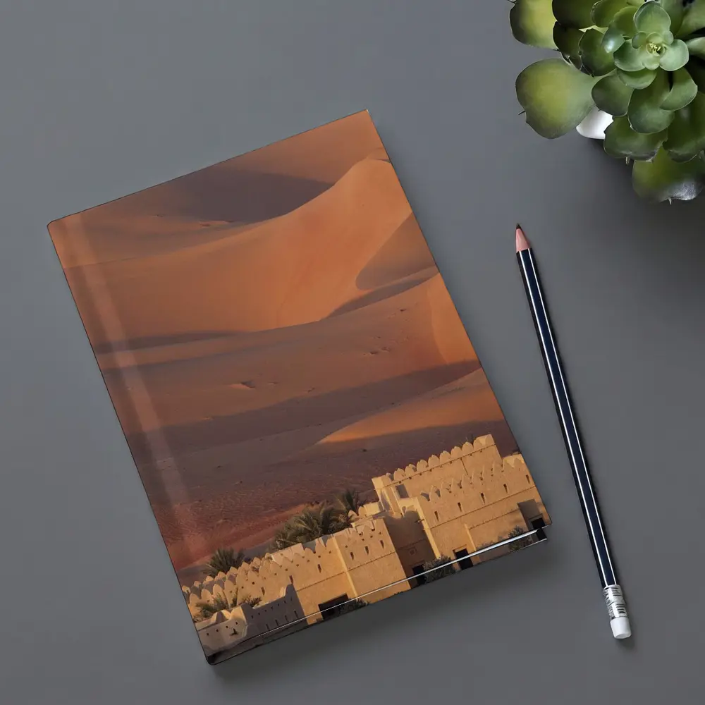 Desert Fortress Among Golden Sand Dunes – Notebooks