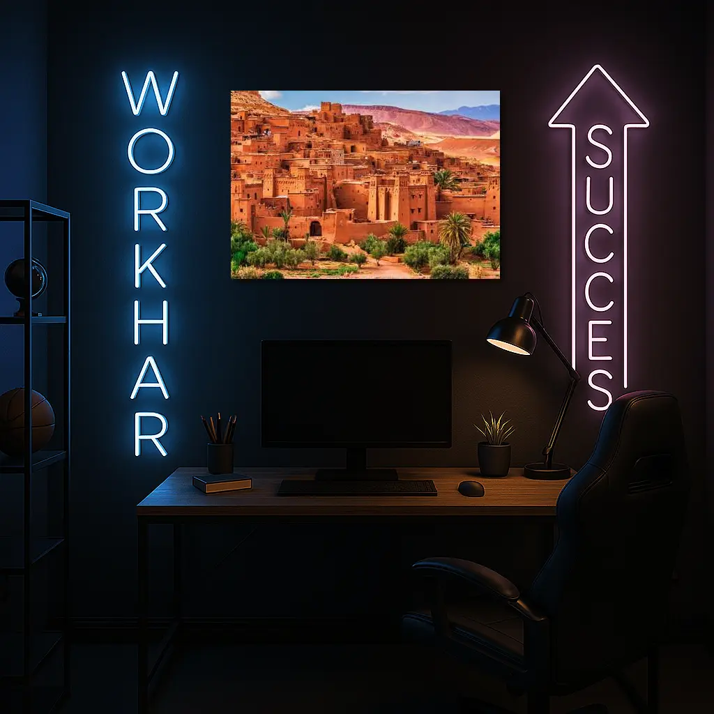 Ait Benhaddou Ancient Kasbah Morocco Desert – Wall Art