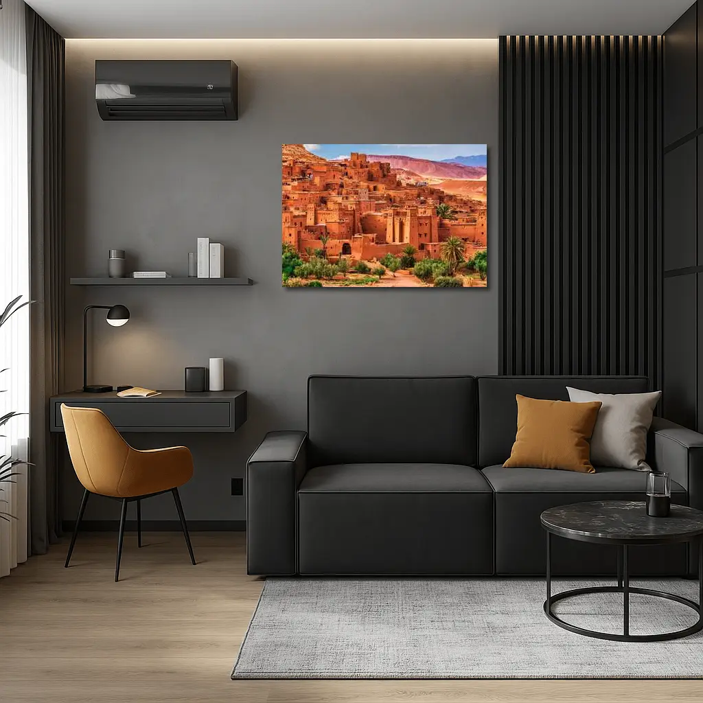 Ait Benhaddou Ancient Kasbah Morocco Desert – Wall Art