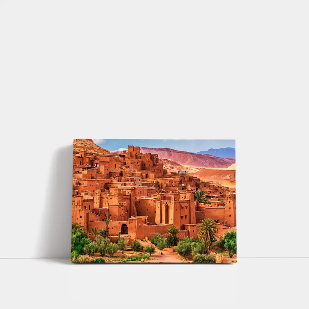Ait Benhaddou Ancient Kasbah Morocco Desert – Wall Art