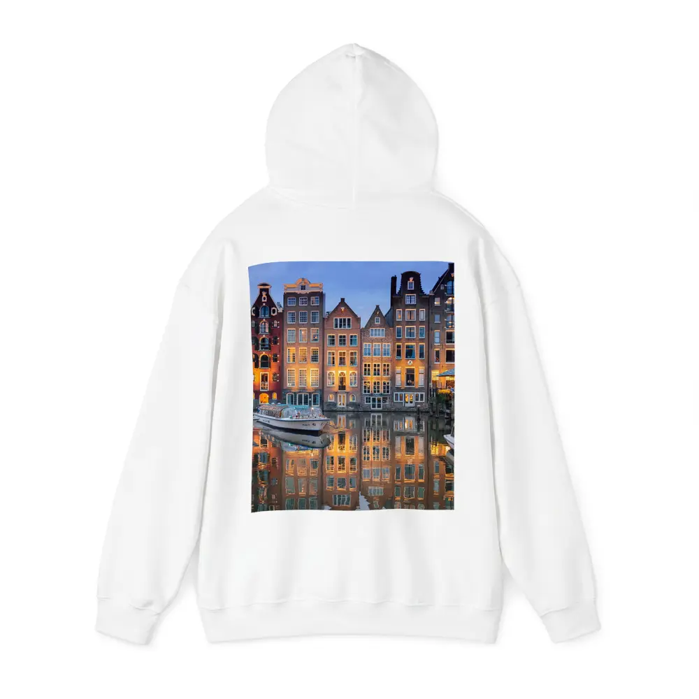 Amsterdam Canal Houses at Blue Hour – Hoodies