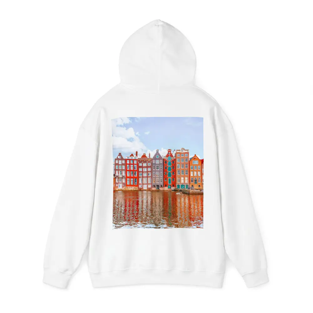 Amsterdam Canal Houses Colorful Dutch Architecture – Hoodies