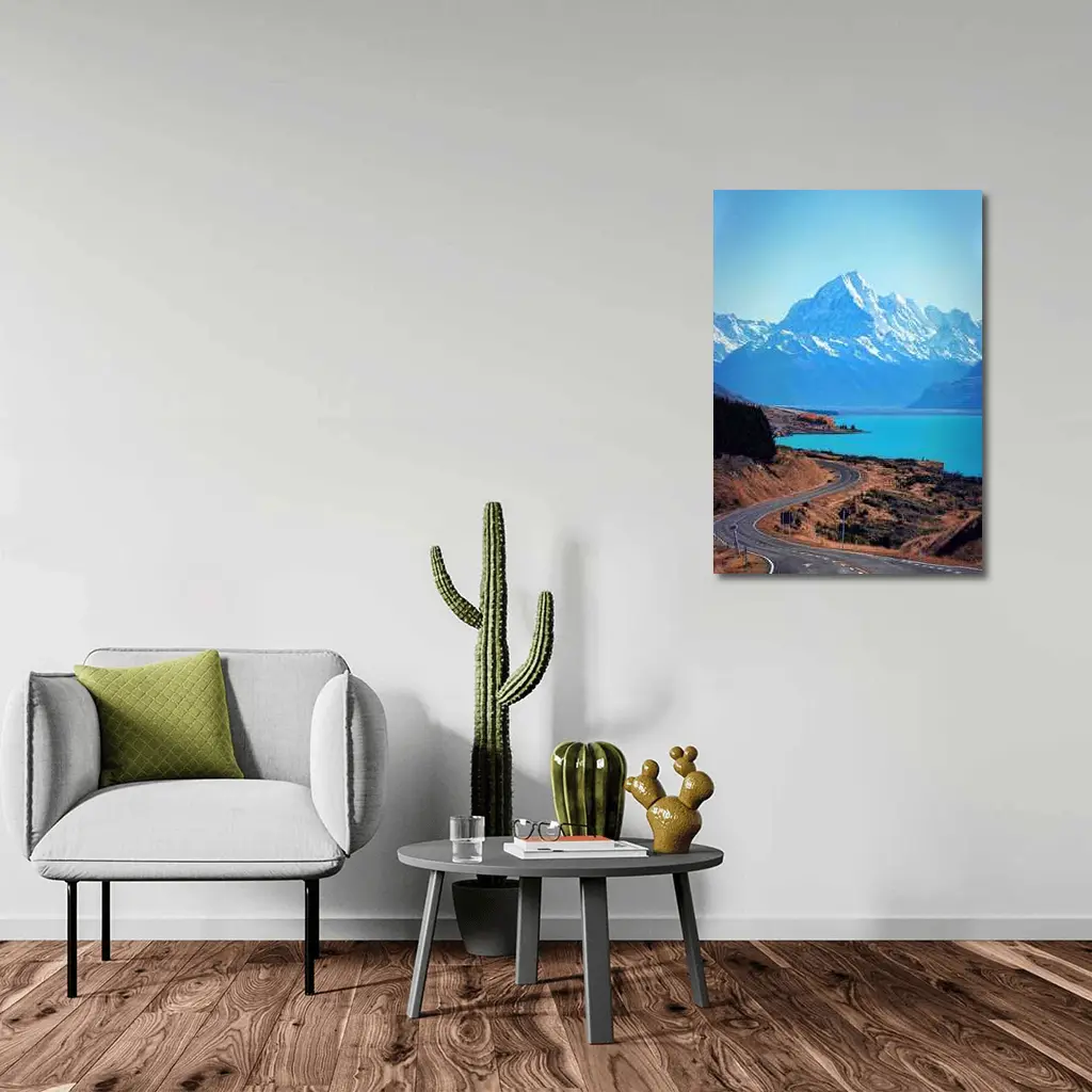 Winding Road Mount Cook New Zealand – Wall Art