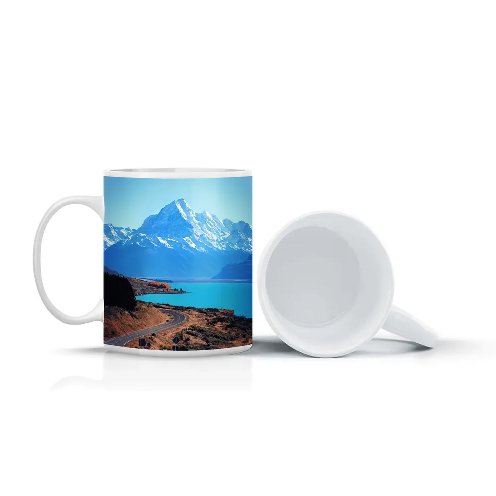 Winding Road Mount Cook New Zealand – Mugs