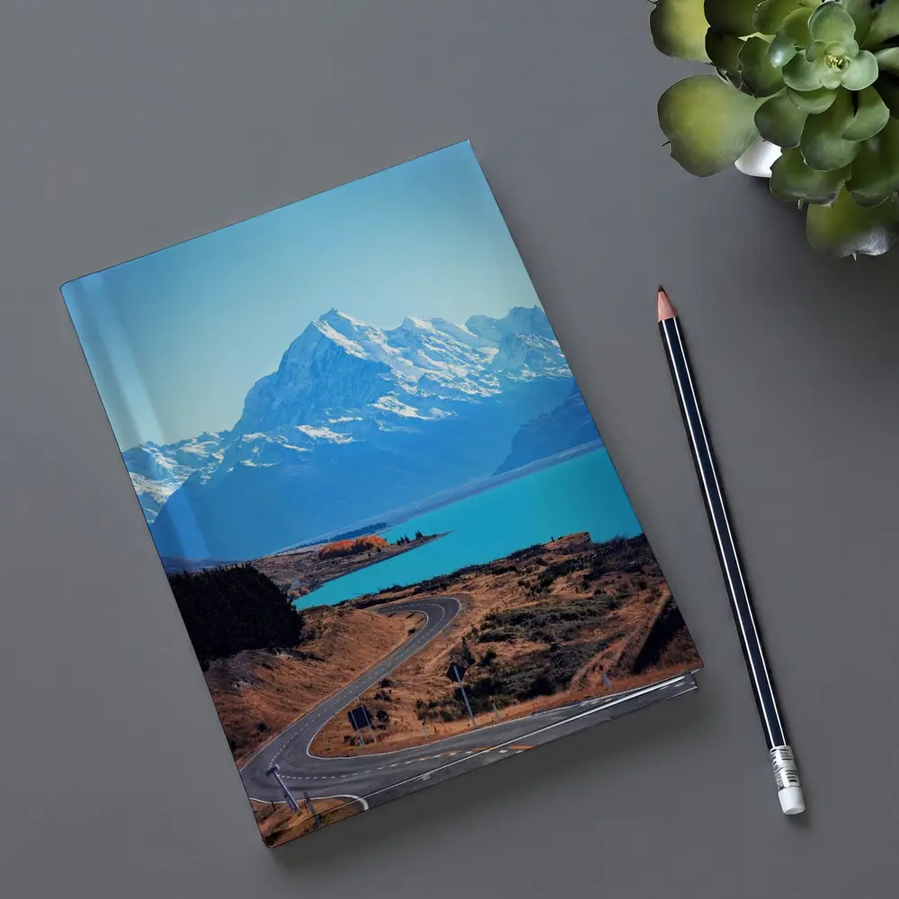 Winding Road Mount Cook New Zealand – Notebooks