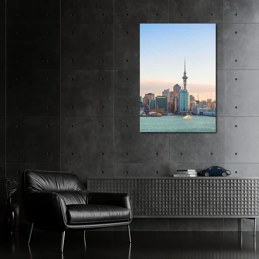 Auckland Sky Tower Cityscape at Sunset – Wall Art