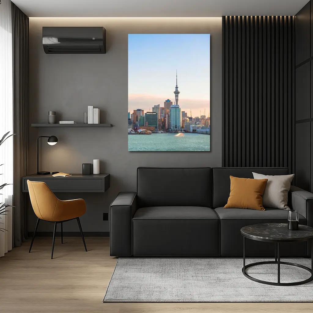 Auckland Sky Tower Cityscape at Sunset – Wall Art