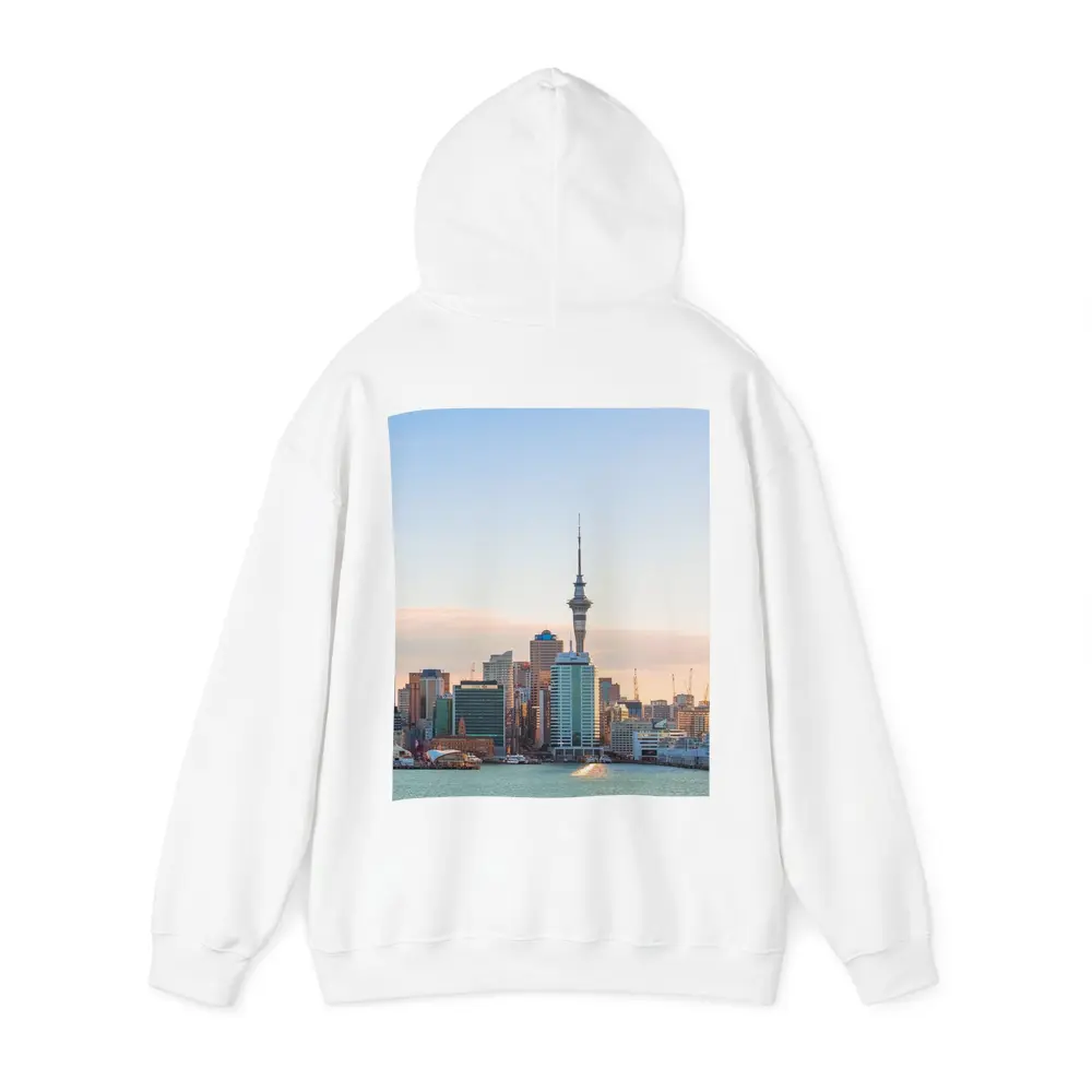 Auckland Sky Tower Cityscape at Sunset – Hoodies